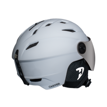 Load image into Gallery viewer, Daytona Carver Ski Helmet - Adjustable Ski Helmet for Men, Women &amp; Youth - Dull Chalk White with Anti-Fog Visor
