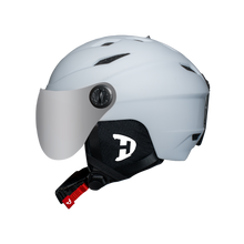 Load image into Gallery viewer, Daytona Carver Ski Helmet - Adjustable Ski Helmet for Men, Women &amp; Youth - Dull Chalk White with Anti-Fog Visor
