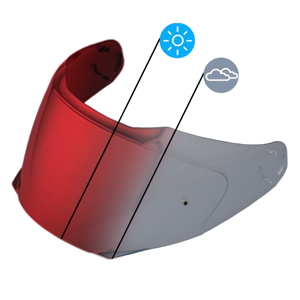 Glide Shield Outer- Photochromic Red