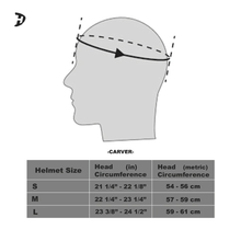 Load image into Gallery viewer, Daytona Carver Ski Helmet - Adjustable Ski Helmet for Men, Women &amp; Youth - Dull Black with Anti-Fog Visor
