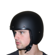 Load image into Gallery viewer, DOT Approved Daytona Cruiser Open Face Motorcycle Helmet - Men, Women &amp; Youth - With Visor &amp; Graphics - W/ Toxic
