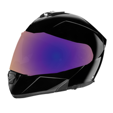 Load image into Gallery viewer, Daytona Glide Modular Motorcycle Helmet - DOT Approved, Bluetooth Ready, Dual Visor, Men/Women/Youth - Hi-Gloss Black
