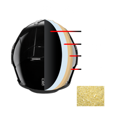 Load image into Gallery viewer, Daytona Glide Modular Motorcycle Helmet - DOT Approved, Bluetooth Ready, Dual Visor, Men/Women/Youth - Hi-Gloss Black
