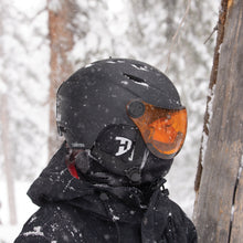 Load image into Gallery viewer, Daytona Carver Ski Helmet - Adjustable Ski Helmet for Men, Women &amp; Youth - Dull Black with Anti-Fog Visor
